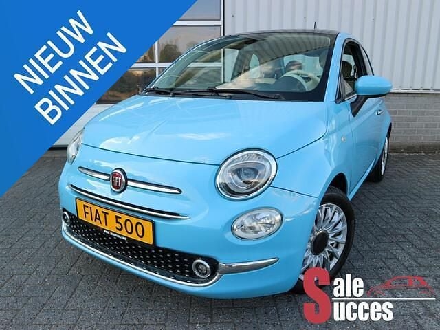 Blauw Gebruikt 2016 Fiat 500 Lounge Hatchback | € 7.890 (Eerlijke prijs) - Afbeelding 1/4
