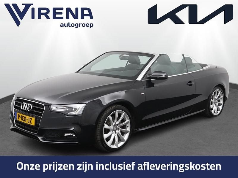 Zwart Gebruikt 2013 Audi A5 Cabriolet Proline Cabriolet | € 17.950 (Eerlijke prijs) - Afbeelding 1/3