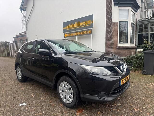 Zwart Gebruikt 2014 Nissan Qashqai Tekna SUV | € 6.499 (Super prijs) - Afbeelding 1/4
