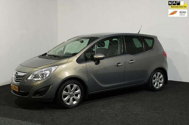 Bruin (metallic) Gebruikt 2011 Opel Meriva Cosmo MPV | € 5.450 (Eerlijke prijs) - Afbeelding 1/4