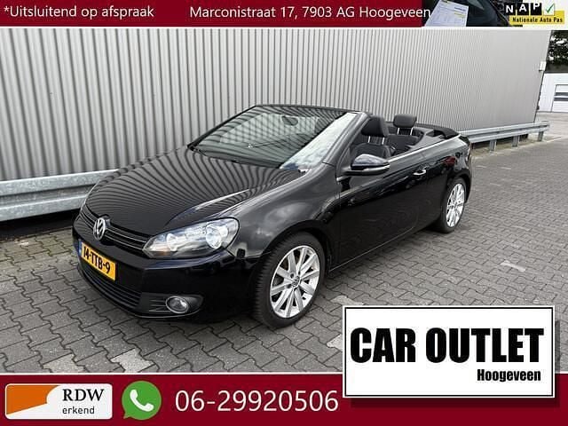 Zwart Gebruikt 2012 VW Golf Cabriolet Cabriolet | € 5.950 (Goede deal) - Afbeelding 1/4