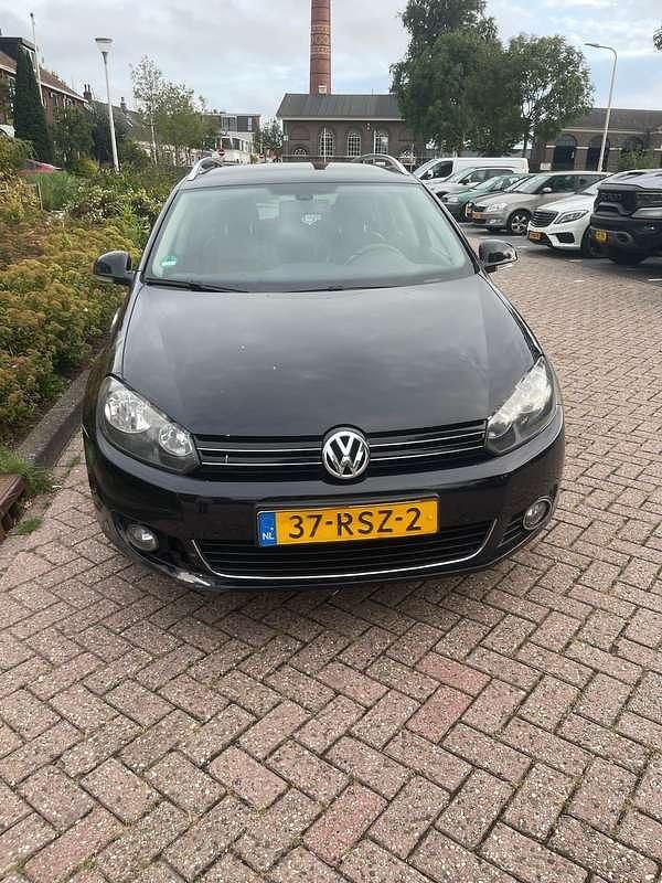 Zwart Gebruikt 2011 VW Golf VI Highline Stationwagen | € 3.750 (Goede deal) - Afbeelding 1/4