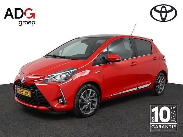 Rood Gebruikt 2018 Toyota Yaris Premium Hatchback | € 15.950 (Eerlijke prijs) - Afbeelding 1/4