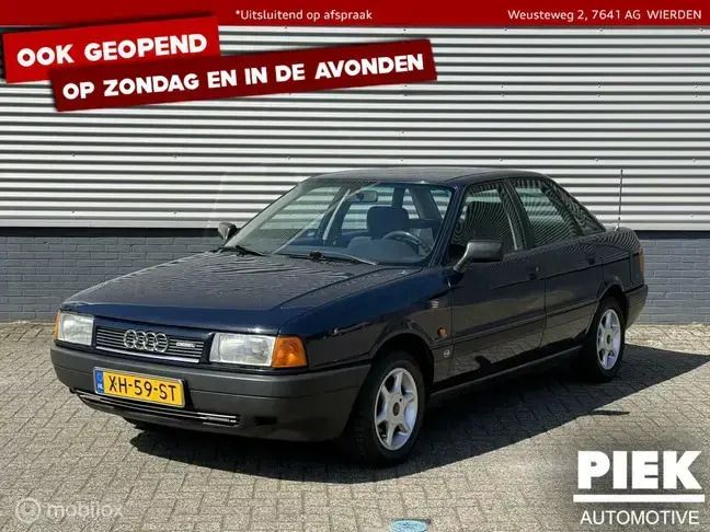 Blauw Gebruikt 1989 Audi 80 Sedan | € 1.499 - Afbeelding 1/3