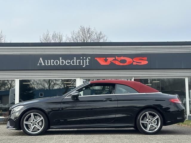 Occasion Mercedes C250 AMG line 211 PK (155 kW) 2018 Zwart (metallic) Cabriolet
