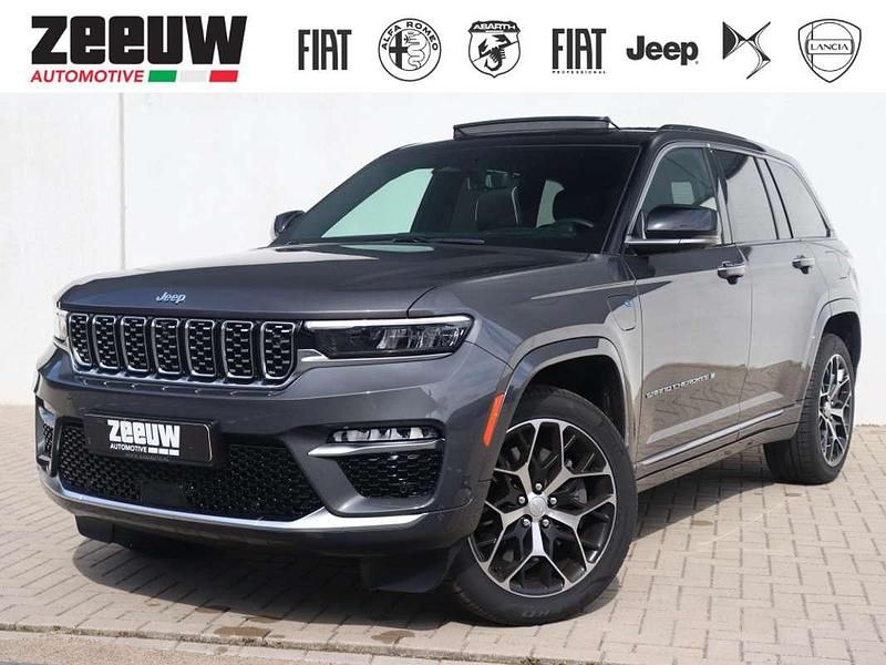 Zwart Nieuw 2025 Jeep Grand Cherokee Summit SUV | € 89.450 (Super prijs) - Afbeelding 1/4