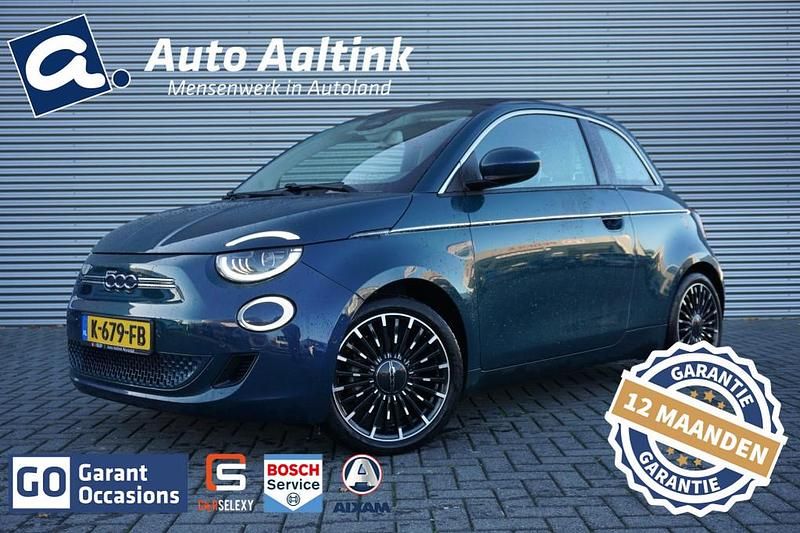 Groen Gebruikt 2020 Fiat 500e La Prima Cabriolet | € 19.675 (Iets duurder) - Afbeelding 1/4