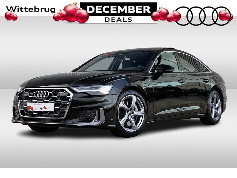 Zwart Gebruikt 2024 Audi A6 S-Line Sedan | € 54.950 (Eerlijke prijs) - Afbeelding 1/2