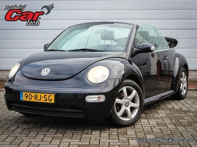 Zwart, metallic lak Gebruikt 2005 VW Beetle Comfortline Cabriolet | € 9.980 - Afbeelding 1/4