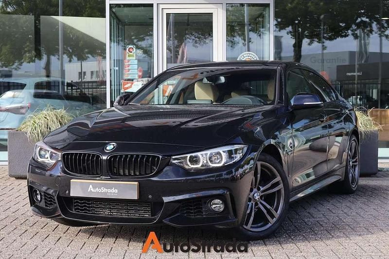 Zwart Gebruikt 2020 BMW 418 Gran Coupé M Sport Coupé | € 25.900 (Goede deal) - Afbeelding 1/4