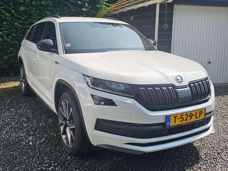 Wit Gebruikt 2019 Skoda Kodiaq Sport SUV | € 30.500 (Super prijs) - Afbeelding 1/4