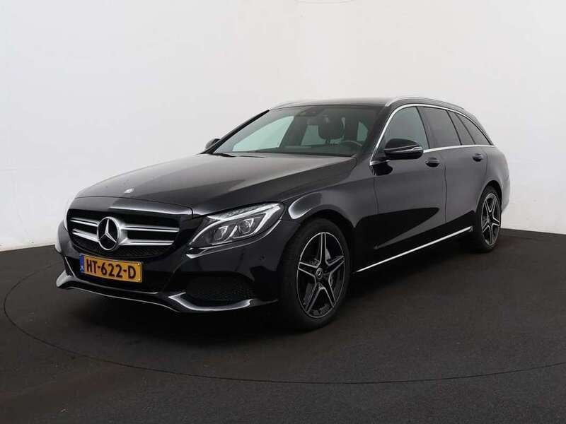 Zwart Gebruikt 2015 Mercedes C350e Edition Stationwagen | € 18.950 (Eerlijke prijs) - Afbeelding 1/4