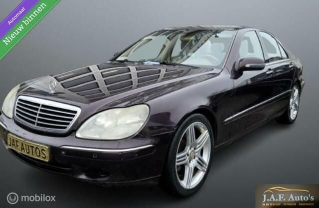 Zwart Gebruikt 2000 Mercedes S320 Sedan | € 2.499 (Super prijs) - Afbeelding 1/4