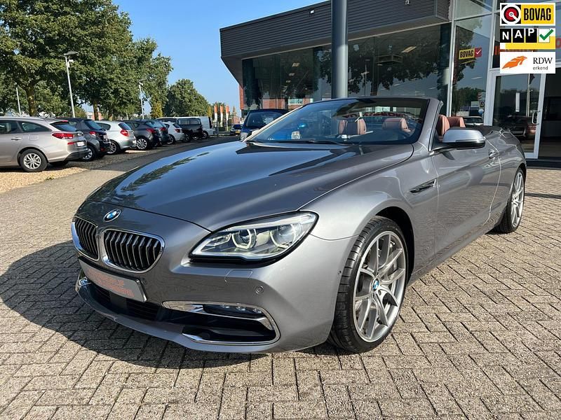 Bruin Gebruikt 2016 BMW 640 Cabriolet Cabriolet | € 41.940 (Eerlijke prijs) - Afbeelding 1/4