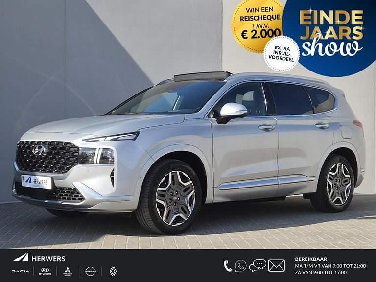 Typhoon silver metallic (t2x) Gebruikt 2023 Hyundai Santa Fe Premium SUV | € 37.385 (Eerlijke prijs) - Afbeelding 1/4