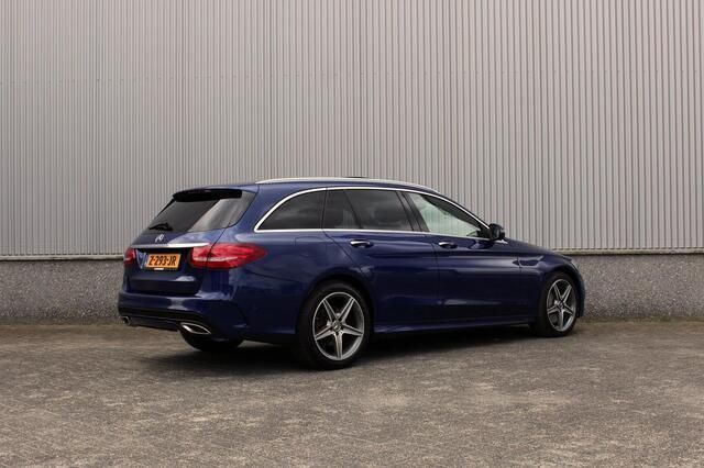 Occasion Mercedes C400 AMG line 333 PK (244 kW) 2015 Blauw, metallic lak Stationwagen