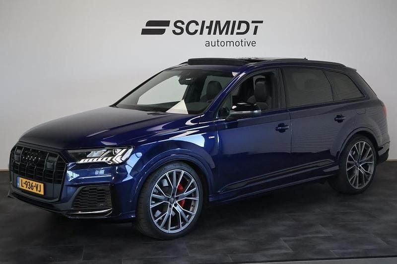 Blauw Gebruikt 2020 Audi Q7 S-line plus SUV | € 49.995 (Super prijs) - Afbeelding 1/4