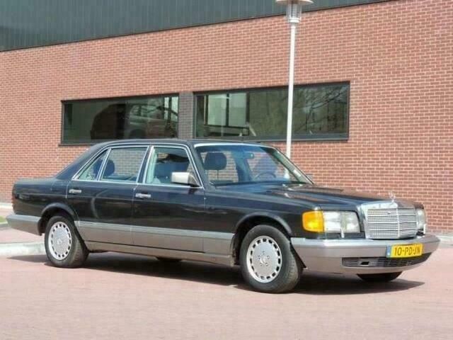 Zwart Gebruikt 1988 Mercedes S500 Sedan | € 12.990 - Afbeelding 1/4