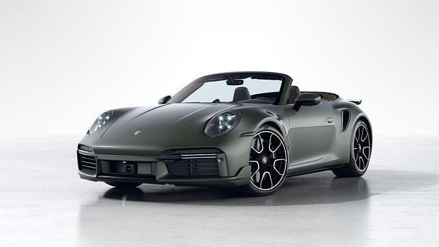 Occasion Porsche 911 Turbo S Cabriolet 649 PK (477 kW) 2024 Groen (metallic) Cabriolet