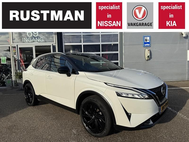 Wit Gebruikt 2022 Nissan Qashqai Tekna+ SUV | € 29.950 (Goede deal) - Afbeelding 1/4