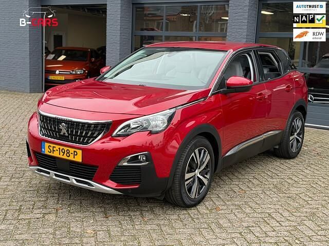 Rood Gebruikt 2018 Peugeot 3008 Allure SUV | € 17.750 (Goede deal) - Afbeelding 1/4