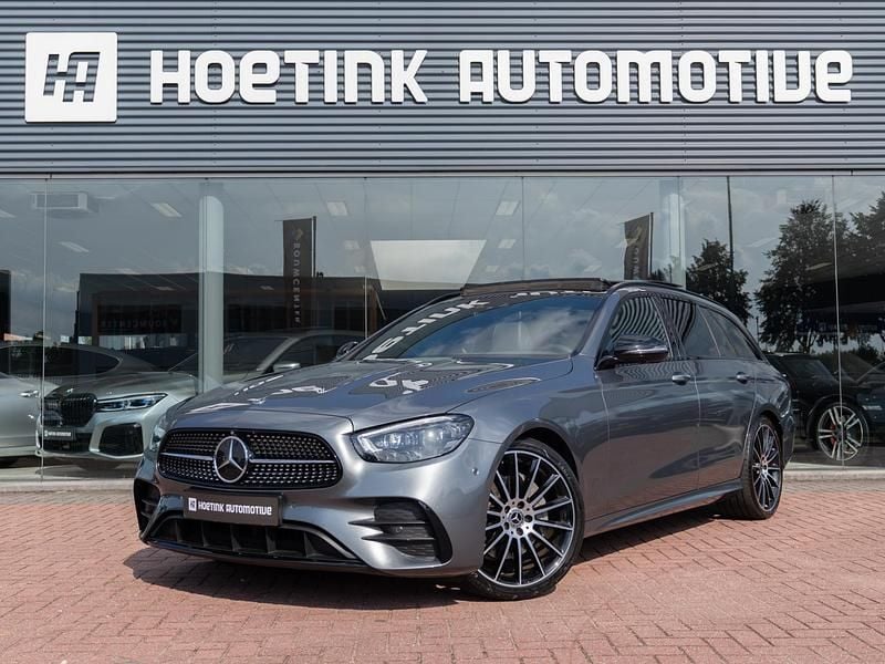 Grijs Gebruikt 2021 Mercedes E200 Business Stationwagen | € 42.940 (Duur) - Afbeelding 1/3