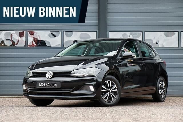 Zwart Gebruikt 2018 VW Polo Comfortline Hatchback | € 9.950 (Eerlijke prijs) - Afbeelding 1/4
