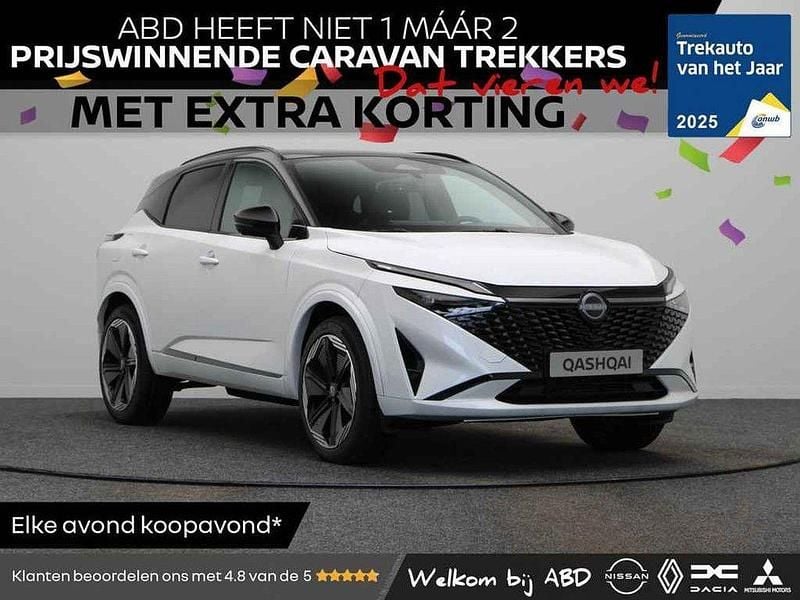 Nieuw Nissan Qashqai Pack 158 PK (116 kW) 2025 Wit (metallic) SUV