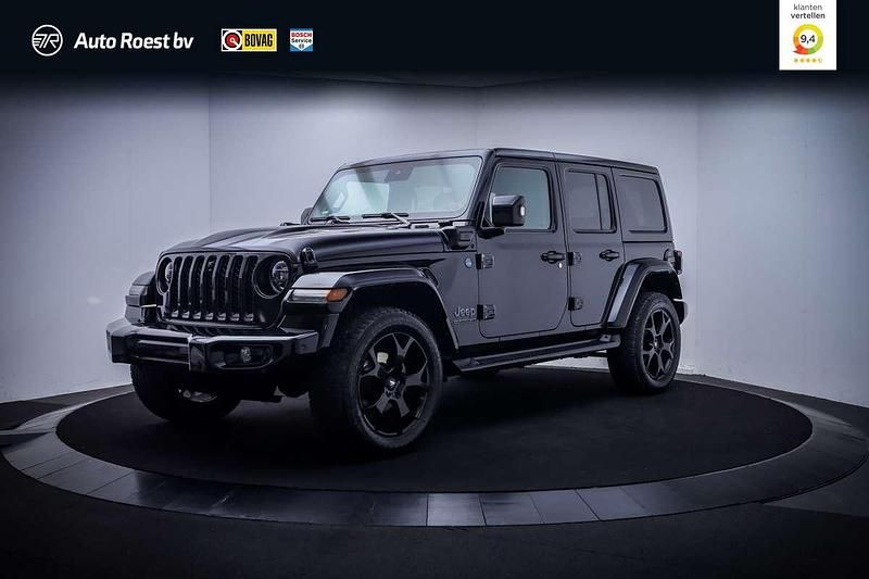 Zwart Occasion 2021 Jeep Wrangler Unlimited 80th Anniversary SUV | € 58.750 (Eerlijke prijs) - Afbeelding 1/4