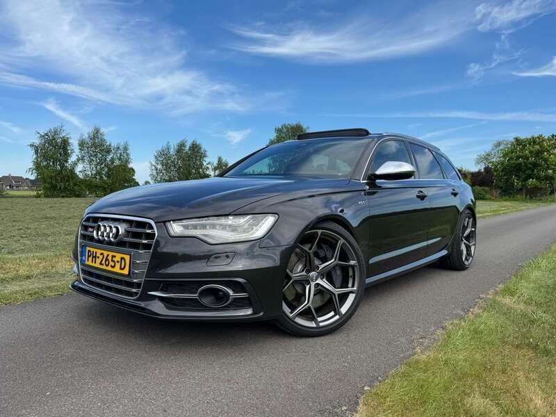 Zwart Gebruikt 2012 Audi S6 Stationwagen | € 27.900 - Afbeelding 1/4