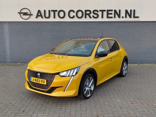 Geel Occasion 2020 Peugeot e-208 GTi Hatchback | € 9.940 (Super prijs) - Afbeelding 1/4