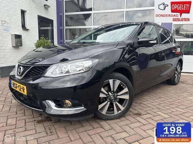 Zwart, metallic lak Gebruikt 2016 Nissan Pulsar Hatchback | € 11.999 (Eerlijke prijs) - Afbeelding 1/4