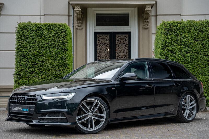 Zwart, metallic lak Gebruikt 2018 Audi A6 S-Line Stationwagen | € 18.940 (Eerlijke prijs) - Afbeelding 1/4