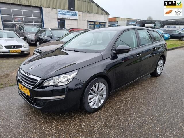 Zwart Gebruikt 2015 Peugeot 308 Stationwagen | € 2.999 (Super prijs) - Afbeelding 1/4