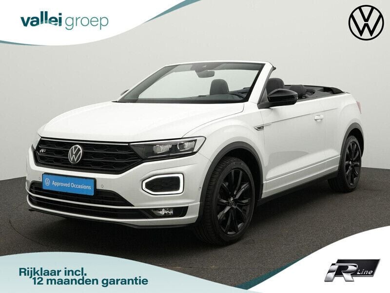 Wit Gebruikt 2021 VW T-Roc Cabriolet R-line Cabriolet | € 31.950 (Eerlijke prijs) - Afbeelding 1/4
