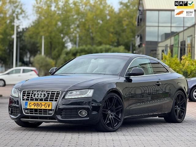 Zwart Gebruikt 2008 Audi A5 S-Line Coupé | € 9.950 (Goede deal) - Afbeelding 1/4