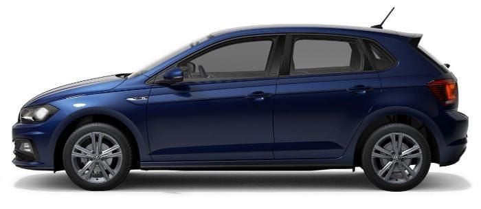 Nieuw VW Polo R-line 97 PK (71 kW) 2025 Blauw, metallic lak Hatchback