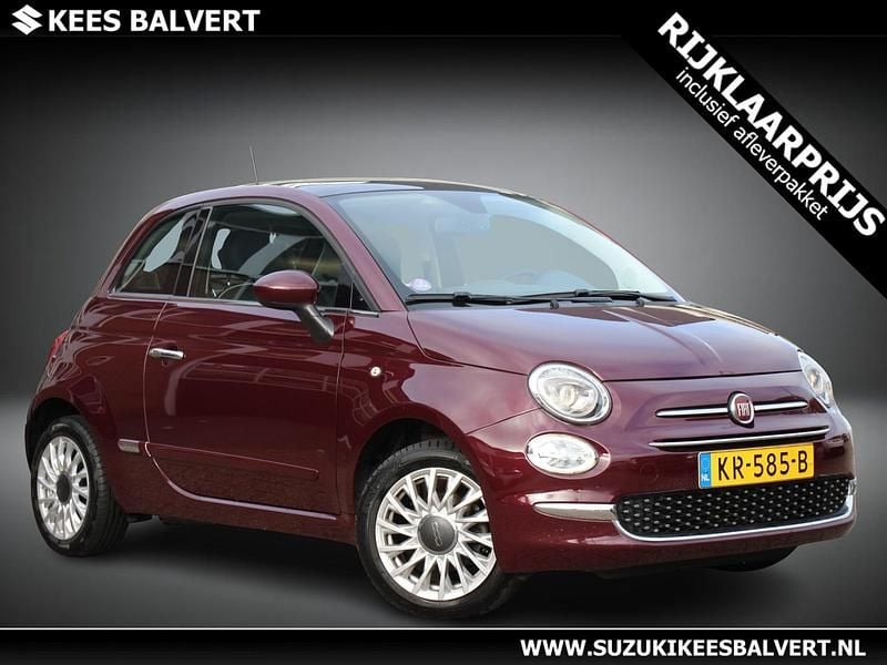 Rood Gebruikt 2016 Fiat 500 Lounge Hatchback | € 9.950 (Eerlijke prijs) - Afbeelding 1/3