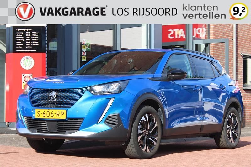 Blauw Gebruikt 2023 Peugeot e-2008 Allure SUV | € 20.785 - Afbeelding 1/4