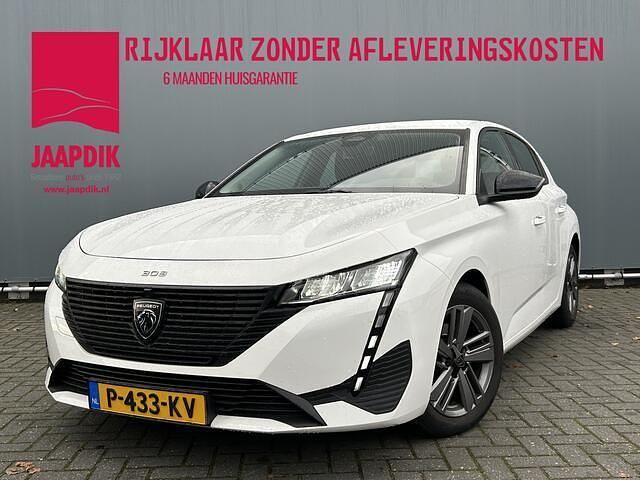 Wit Gebruikt 2022 Peugeot 308 Business-Line Hatchback | € 14.899 (Goede deal) - Afbeelding 1/4