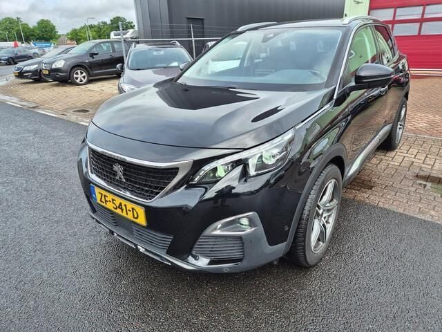 Zwart Gebruikt 2017 Peugeot 3008 GT-line SUV | € 9.999 (Super prijs) - Afbeelding 1/4