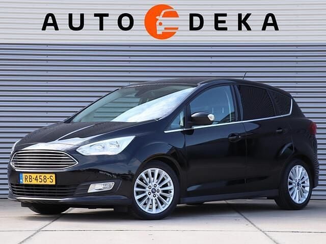 Zwart Gebruikt 2017 Ford C-MAX Titanium MPV | € 9.950 (Eerlijke prijs) - Afbeelding 1/4