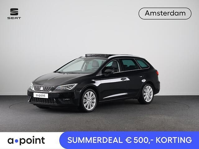 Zwart Gebruikt 2018 Seat Leon ST XCELLENCE Stationwagen | € 15.949 (Eerlijke prijs) - Afbeelding 1/4
