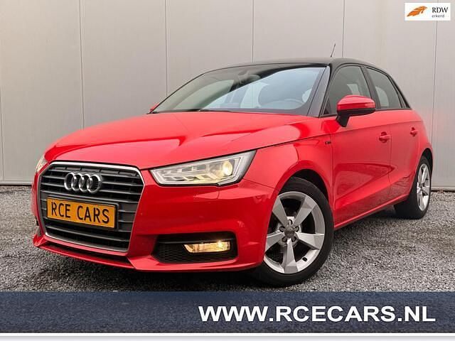 Rood (metallic) Gebruikt 2018 Audi A1 Sportback S-Line Hatchback | € 15.994 (Eerlijke prijs) - Afbeelding 1/4