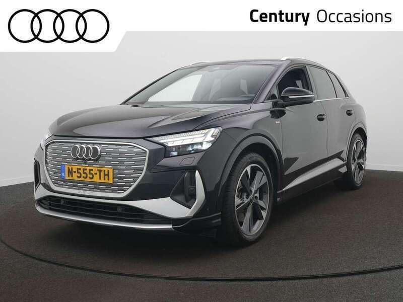 Zwart Gebruikt 2021 Audi Q4 e-tron S-Line SUV | € 30.900 (Super prijs) - Afbeelding 1/4