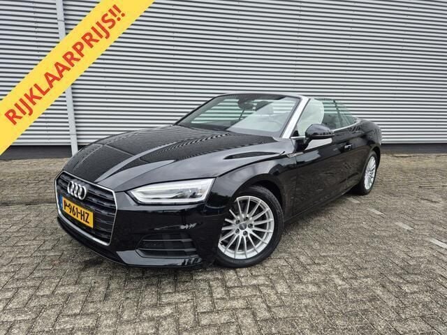 Zwart, metallic lak Occasion 2018 Audi A5 Cabriolet Proline Cabriolet | € 33.888 (Eerlijke prijs) - Afbeelding 1/4