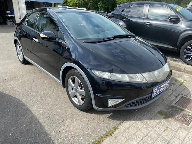Zwart Gebruikt 2007 Honda Civic Sport Sedan | € 3.900 (Eerlijke prijs) - Afbeelding 1/4