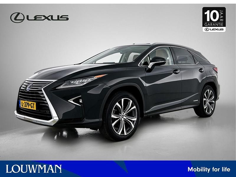 Zwart Gebruikt 2018 Lexus RX450h Luxury Line SUV | € 36.950 (Eerlijke prijs) - Afbeelding 1/4