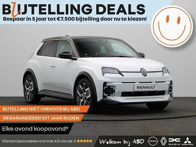 Zwart Nieuw 2025 Renault R5 Komfort Hatchback | € 33.590 (Eerlijke prijs) - Afbeelding 1/4