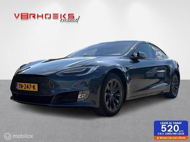 Grijs Gebruikt 2018 Tesla Model S Sedan | € 32.450 (Duur) - Afbeelding 1/4